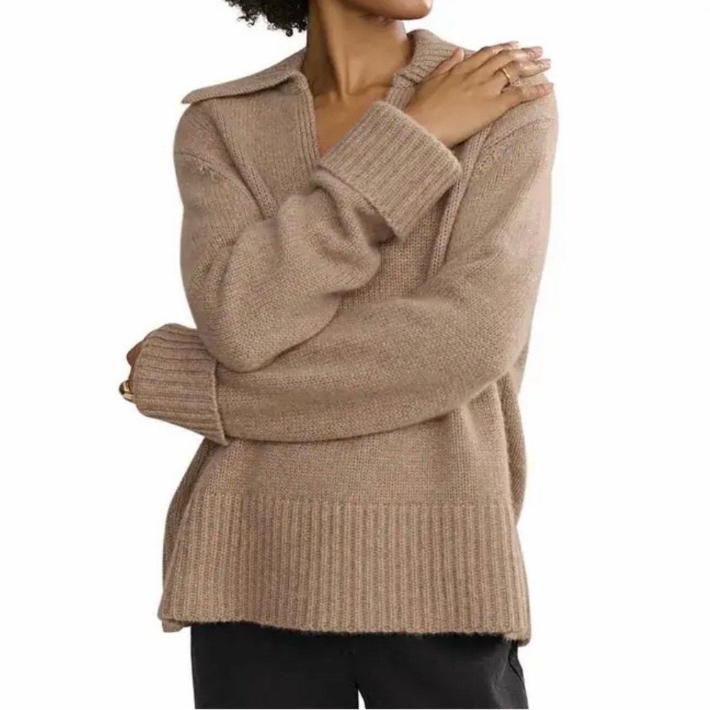 JENNI KAYNE Cashmere Polo Sweater - Picture 4 of 17